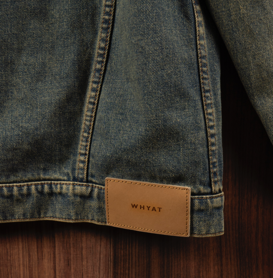 WHYAT DENIM JACKET -SAND WASHED BLUE