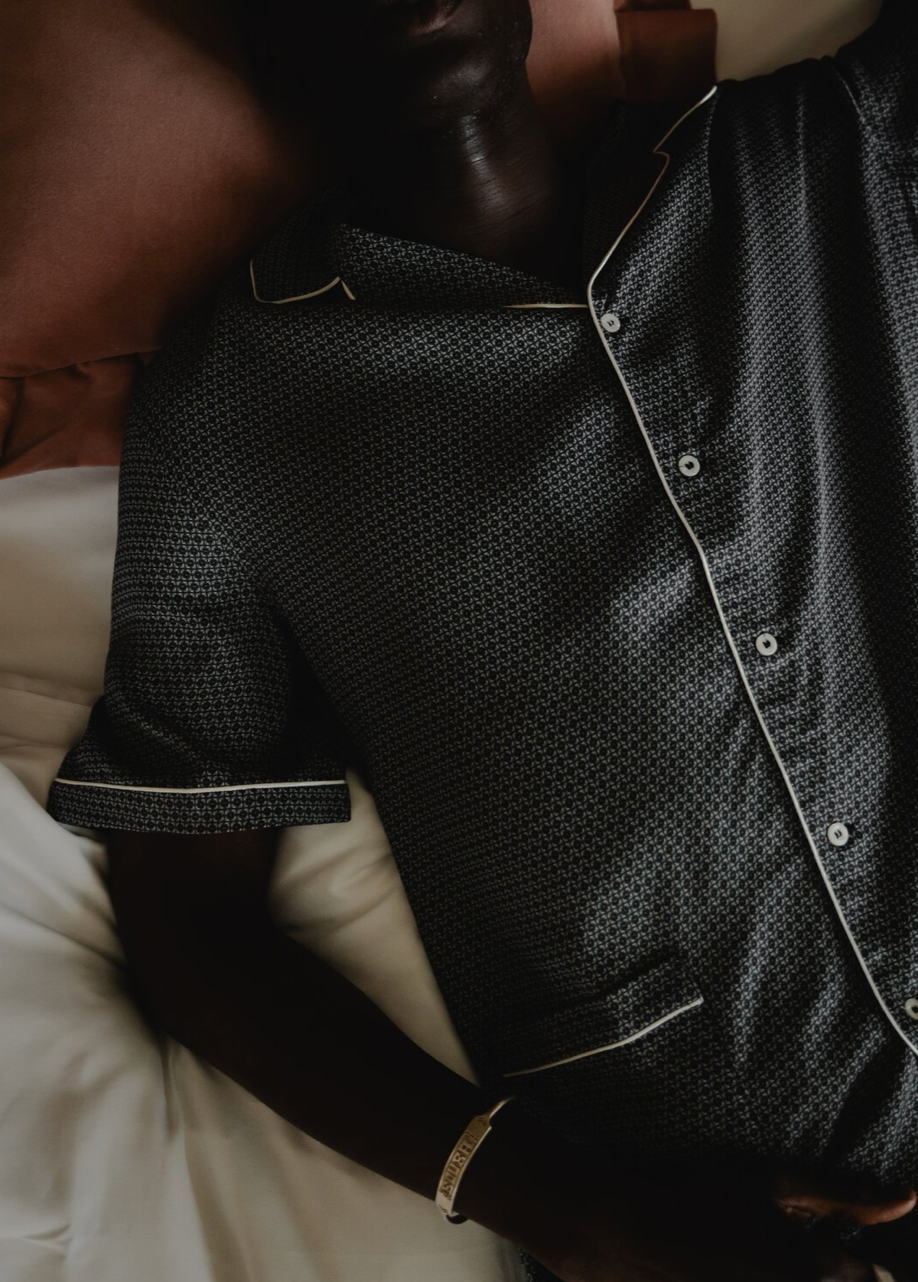 WHYAT SHIRT AMALFI PATTERN GRAY