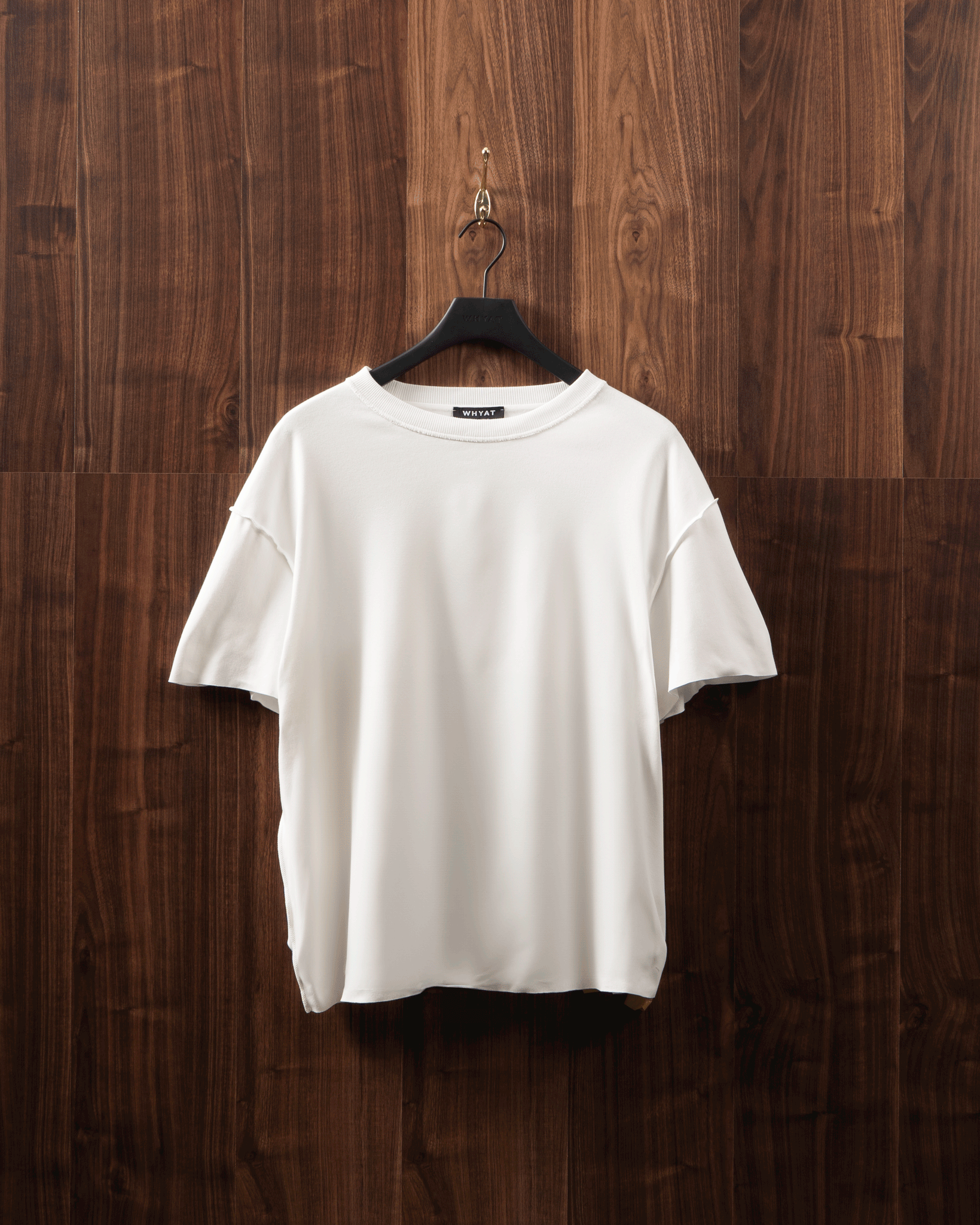 WHYAT INSIDE-OUT TEE WHYAT" LOGO white