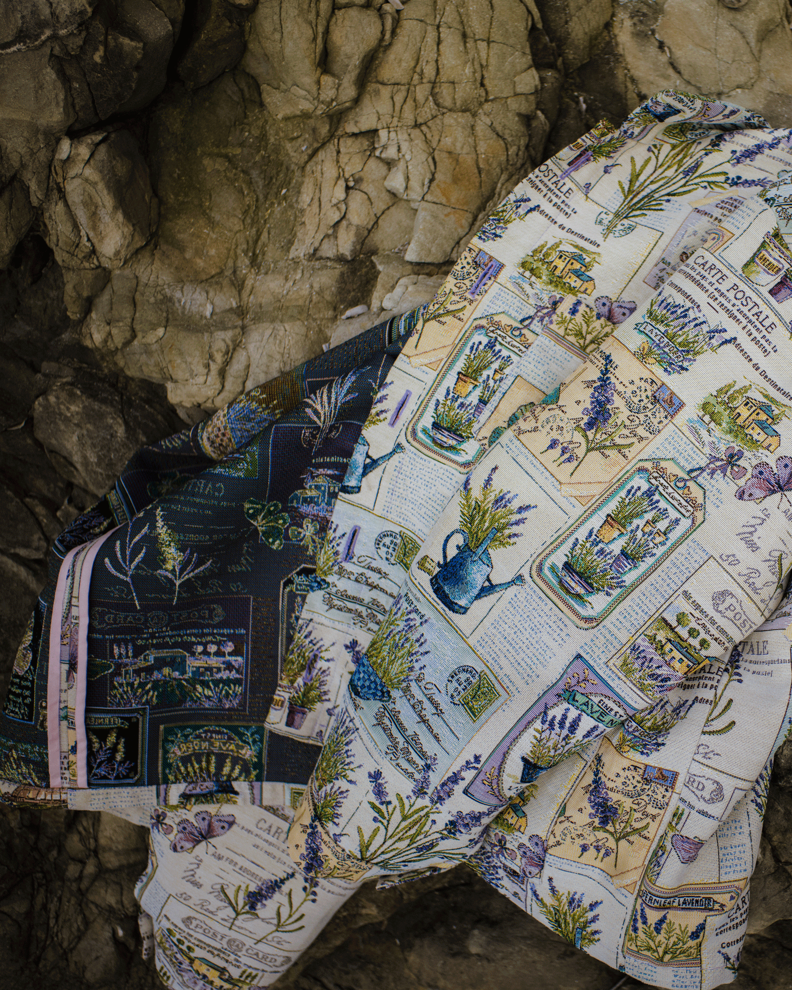 WHYAT Handmade Overshirt - "Carte Postale"