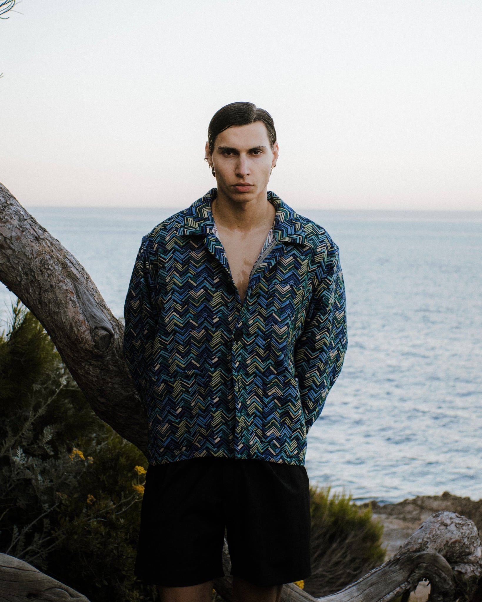 WHYAT Handmade Overshirt - "Ocean"