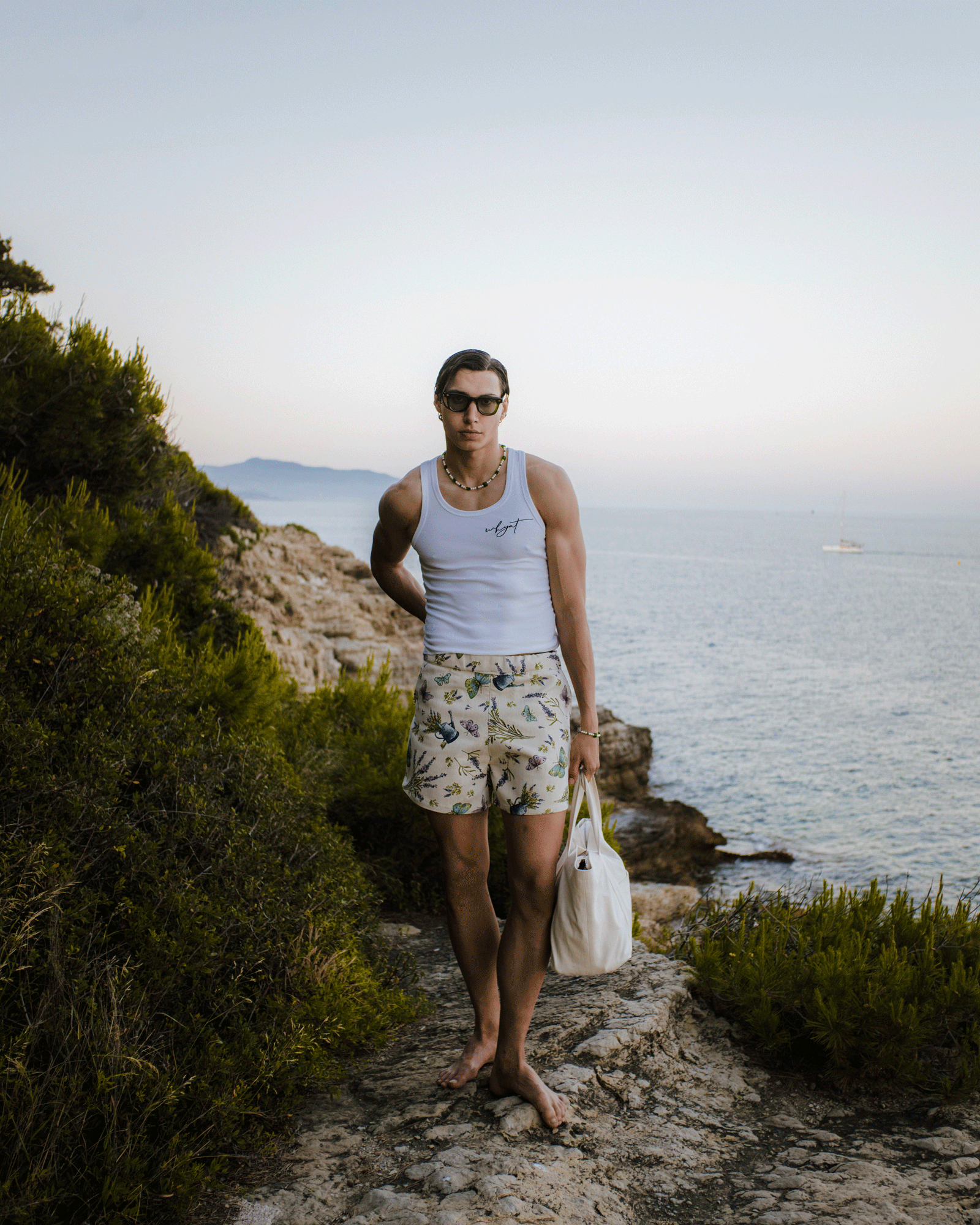 WHYAT Handmade Shorts - "Flower Garden"