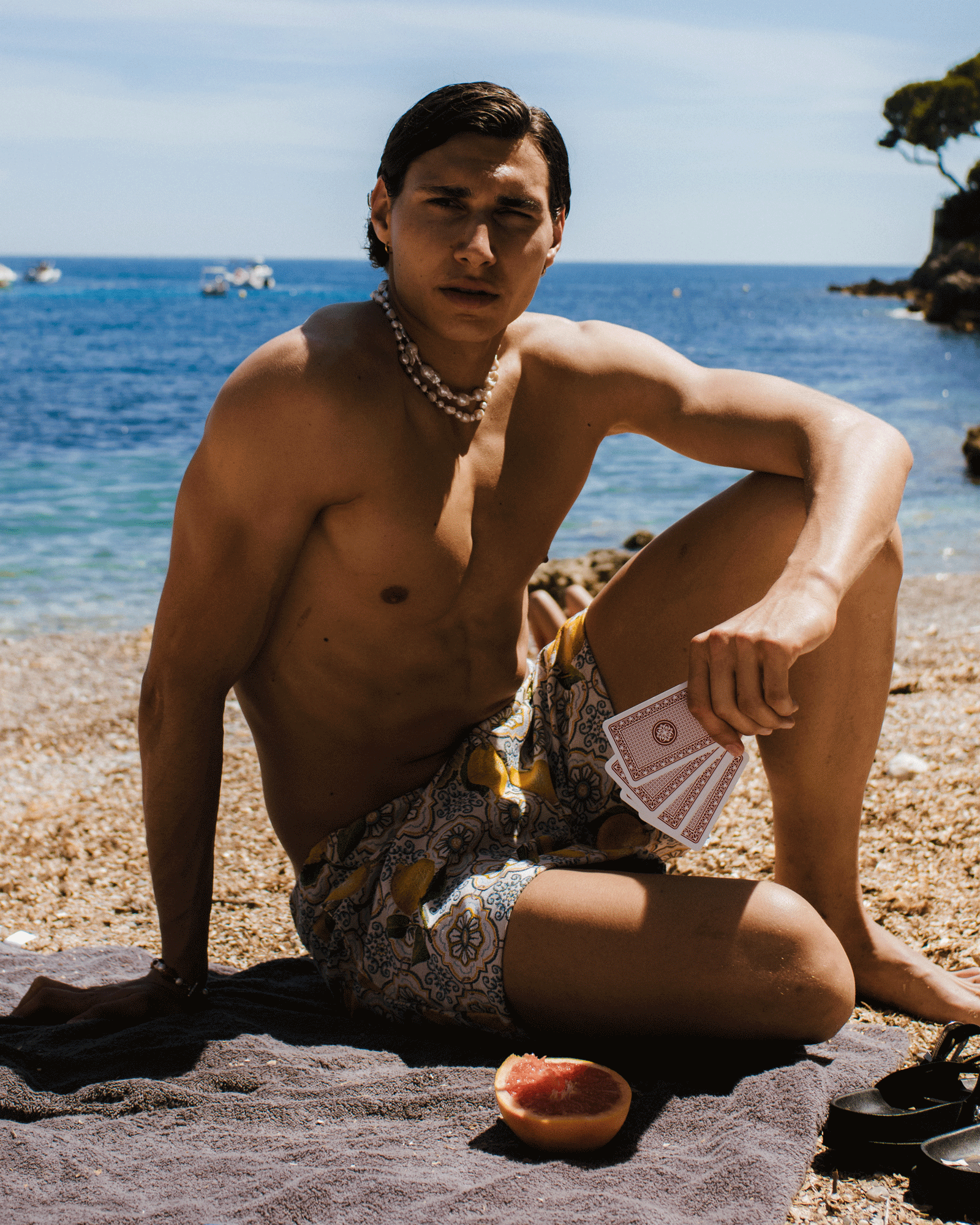 WHYAT Handmade Shorts - "Lemons"