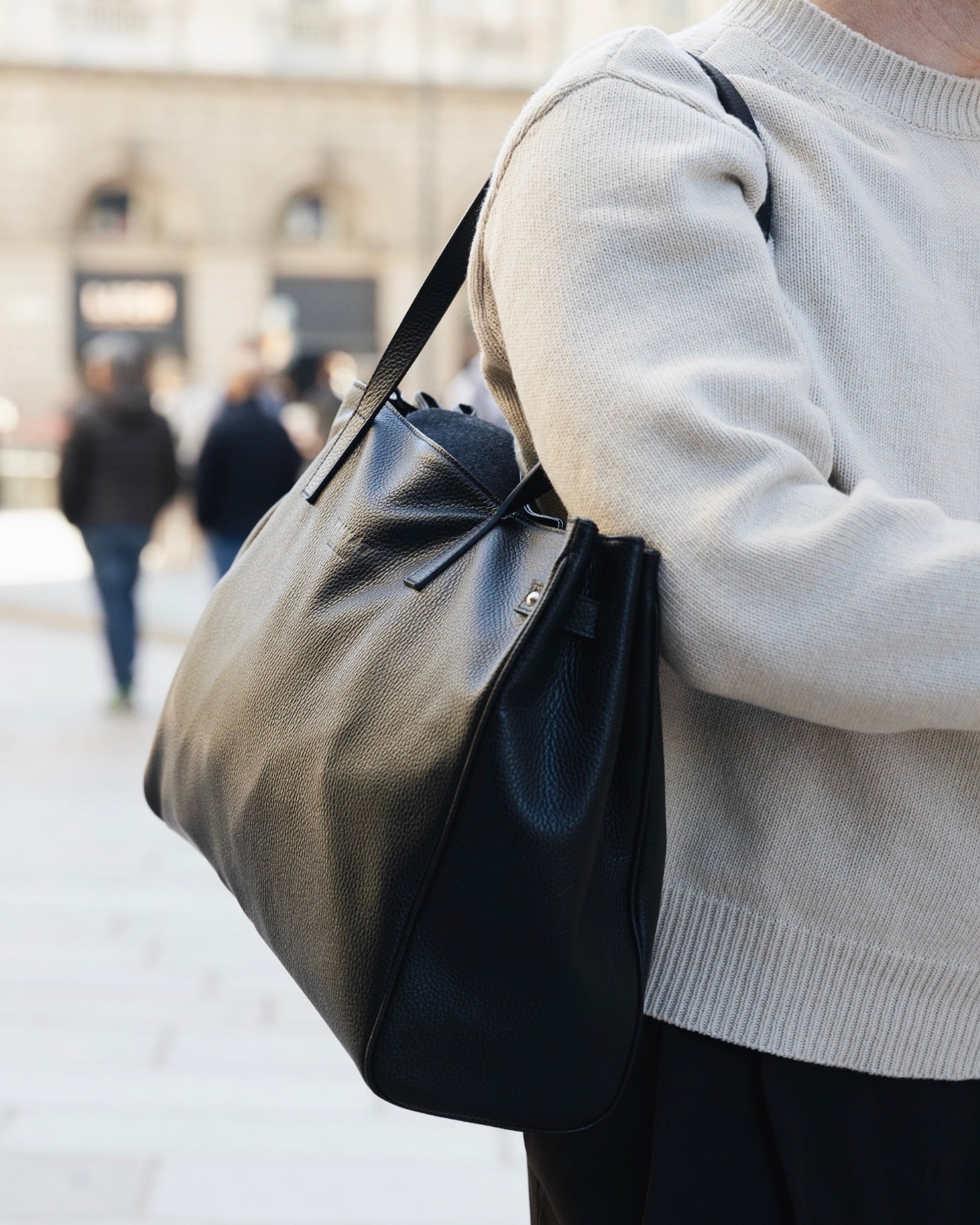 WHYAT Leather Shopper "Roma"