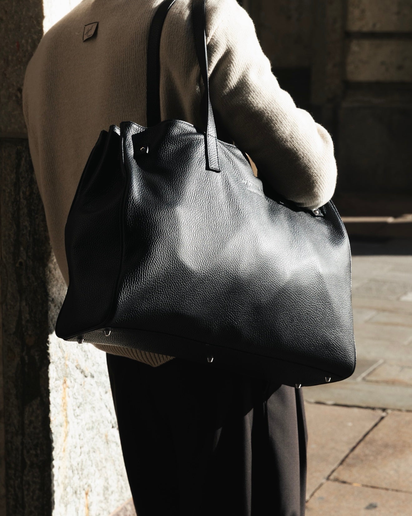 WHYAT Leather Shopper "Roma"