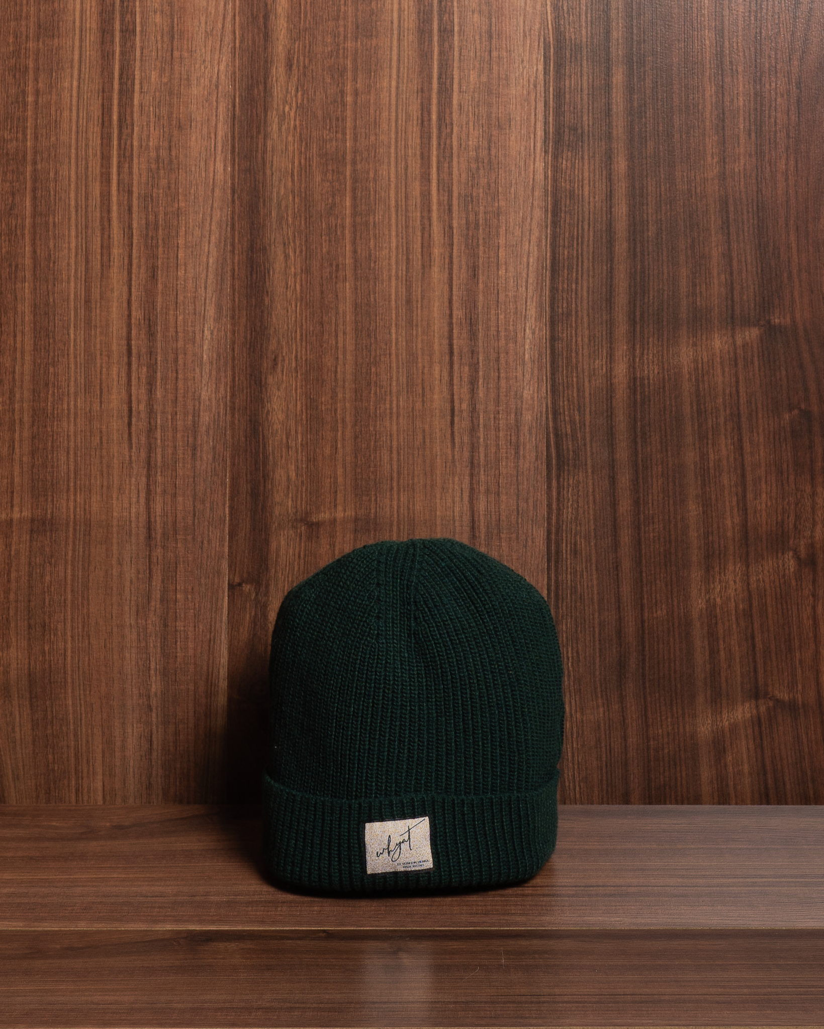 WHYAT Beanie dark green