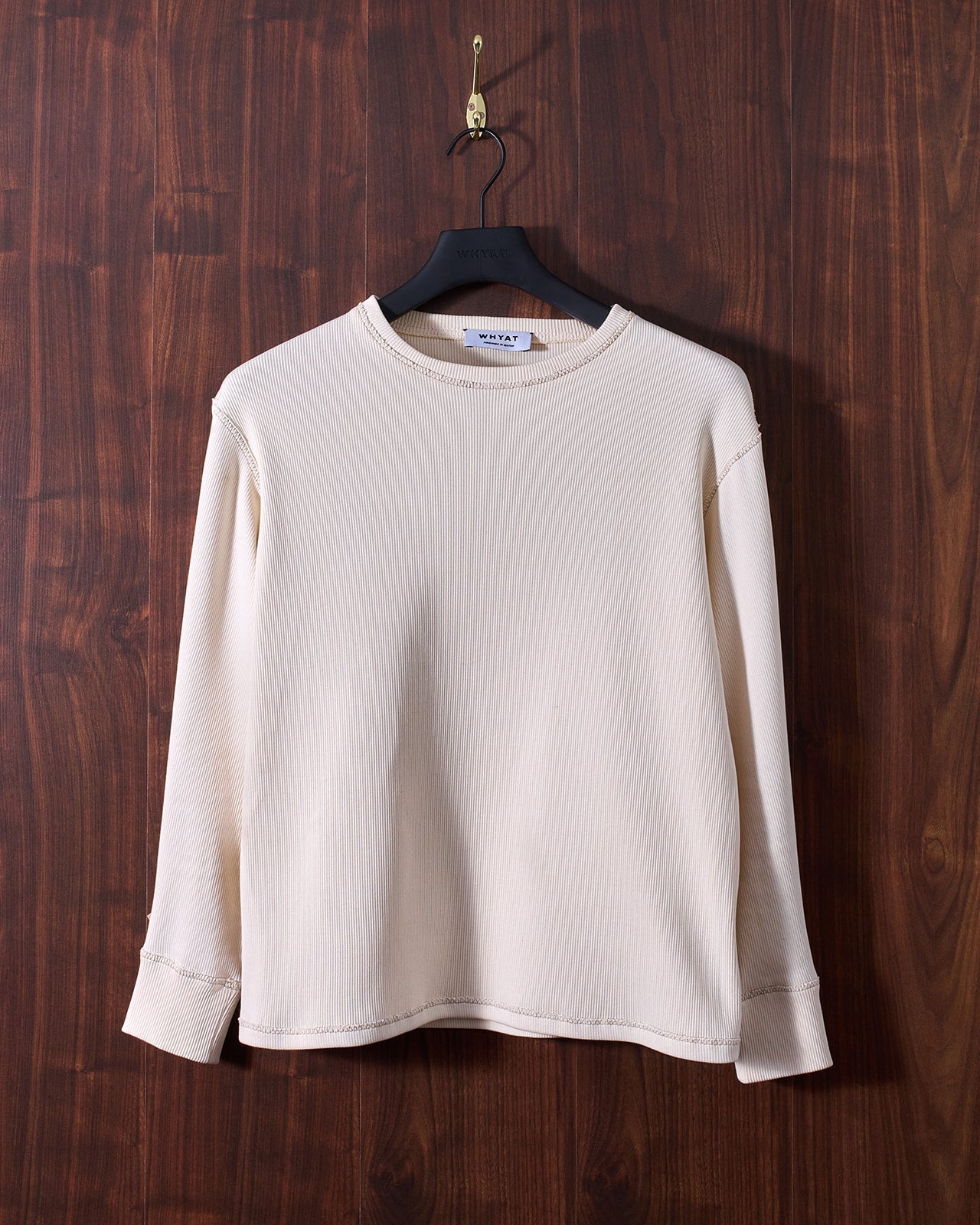 WHYAT Handmade longsleeve -beige