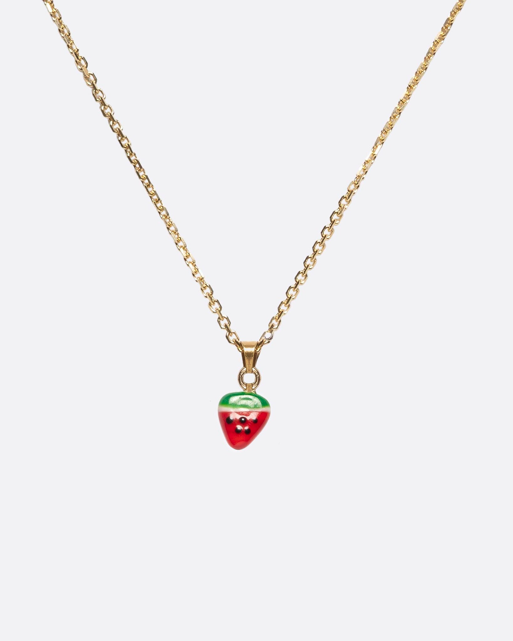 WHYAT Necklace "Watermelon" charm