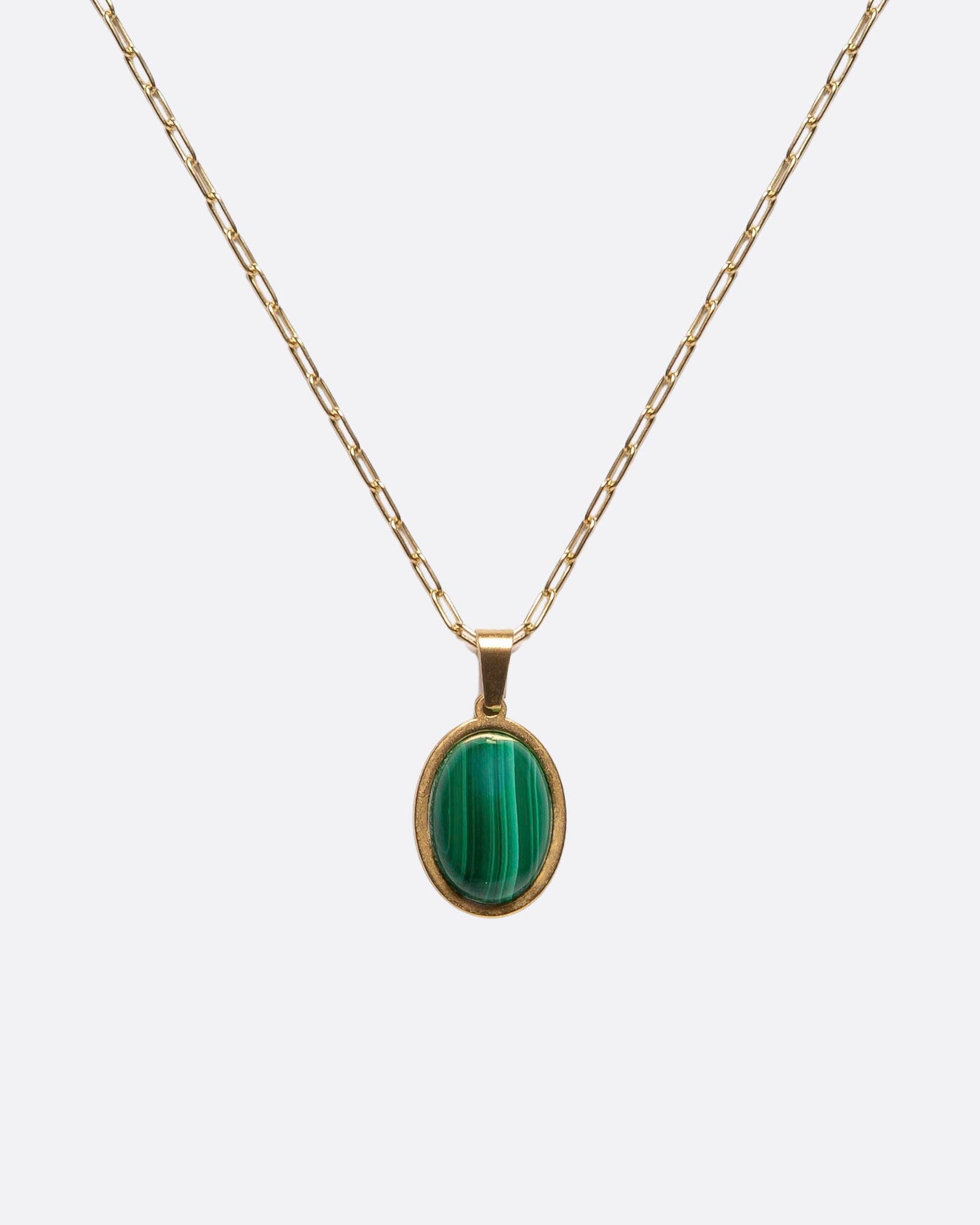 WHYAT Necklace "Malachite"