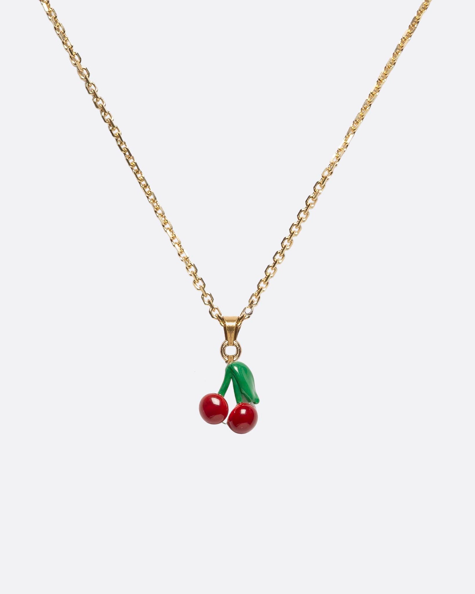 WHYAT Necklace "Glass Cherry"