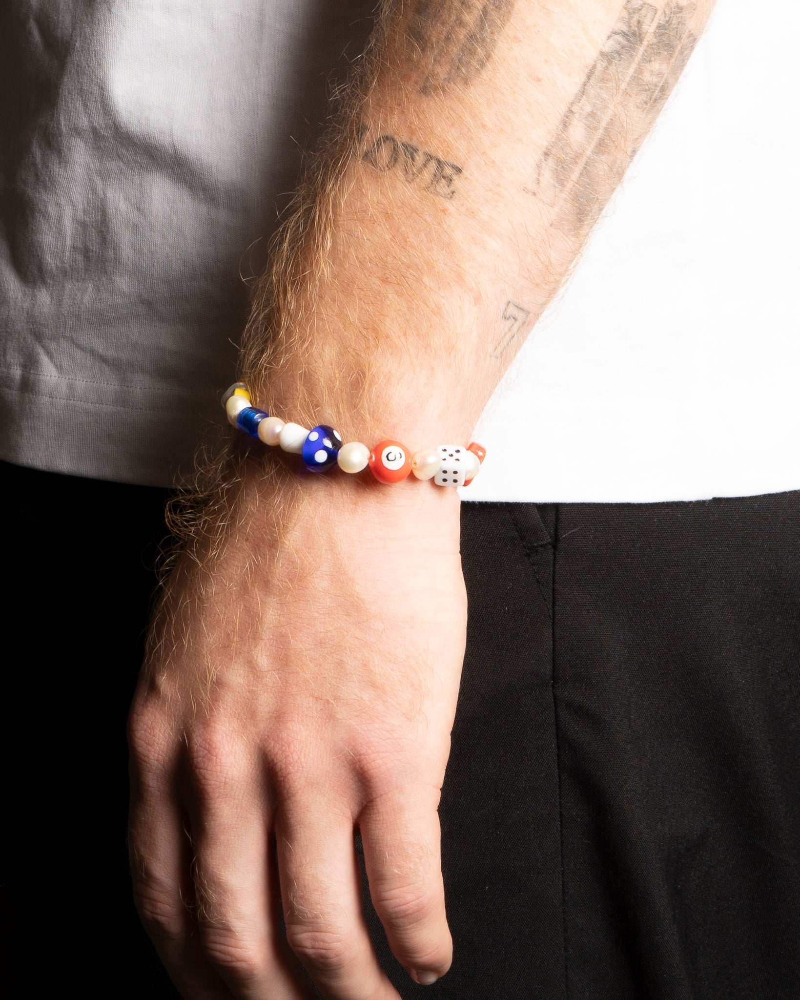 WHYAT Pearl Bracelet with charms