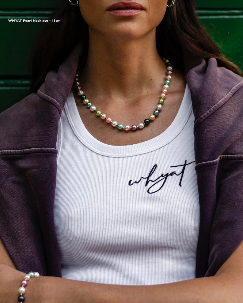 colorful pearl necklace 