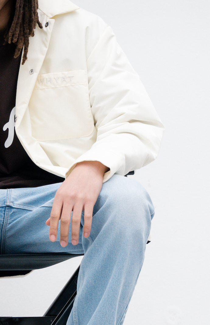 WHYAT NYLON OVERSHIRT -BEIGE