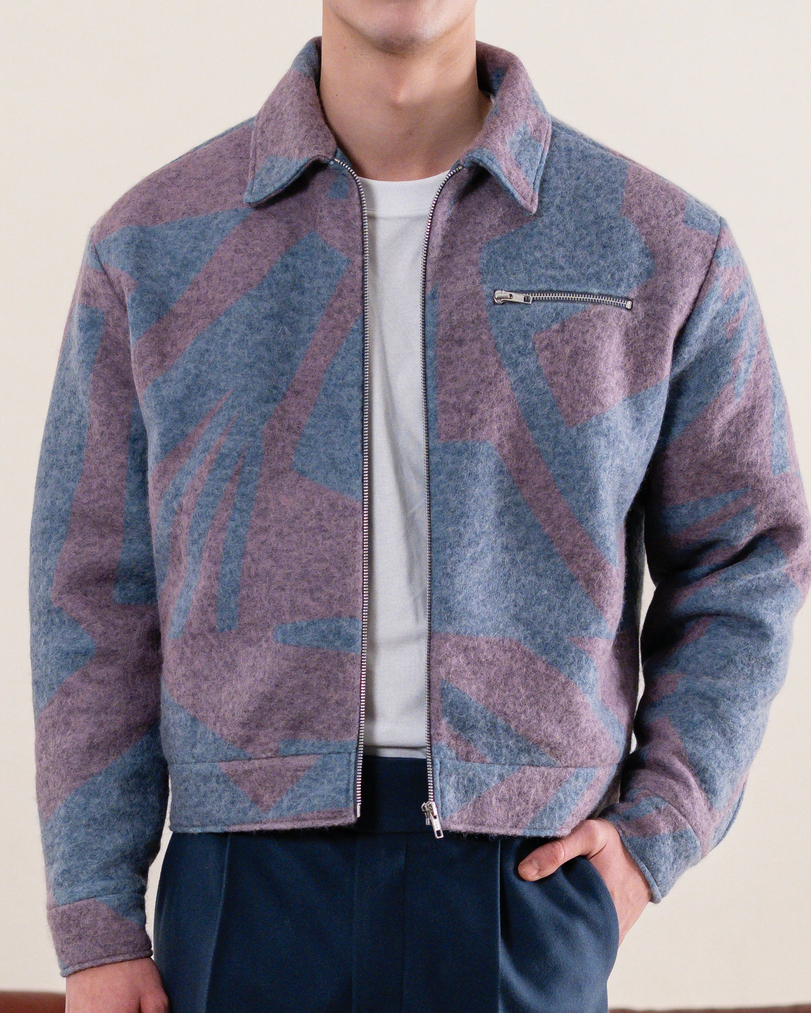 WHYAT FLANNEL JACKET FUTURE DUSK/MIDNIGHT PLUM