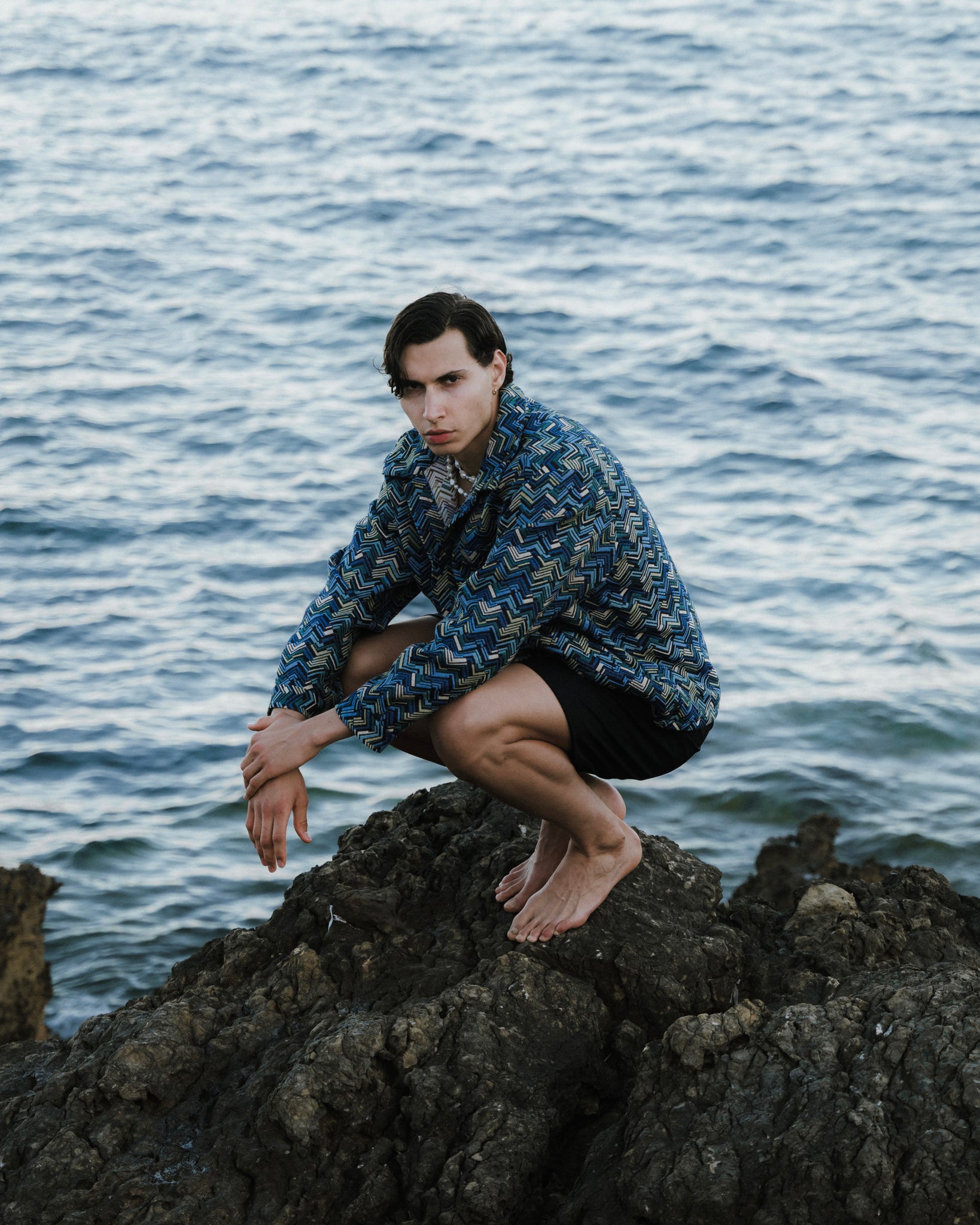 WHYAT Handmade Overshirt - "Ocean"