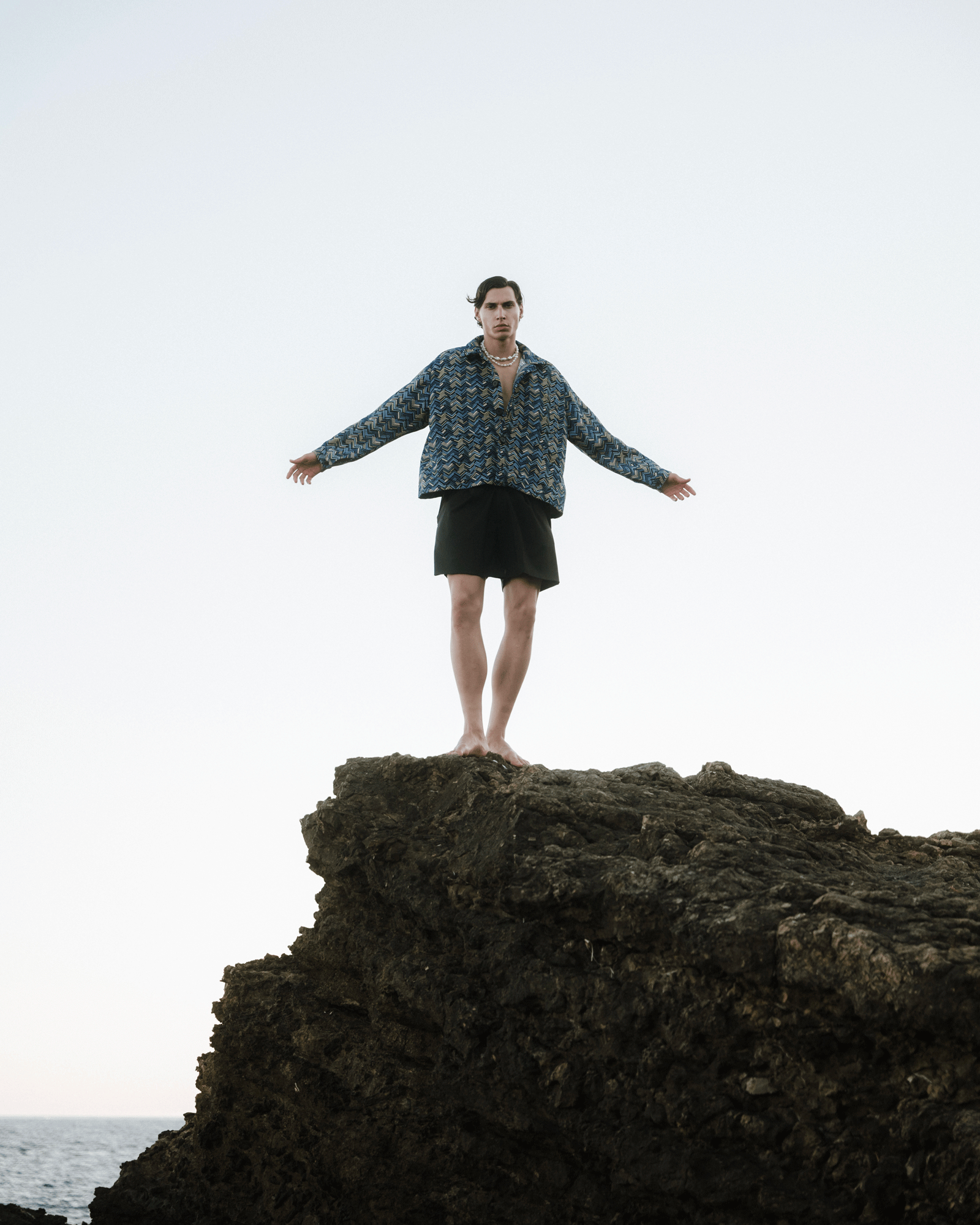 WHYAT Handmade Overshirt - "Ocean"