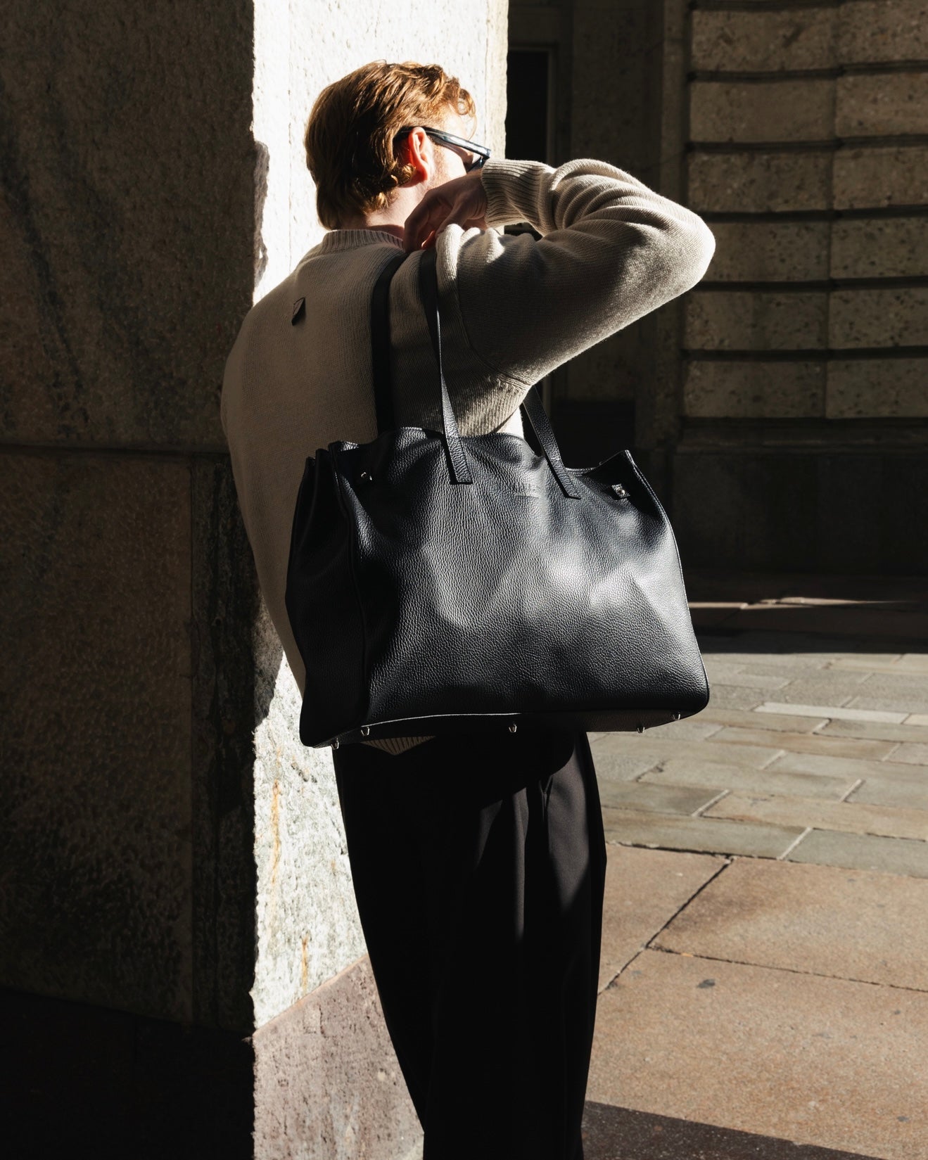 WHYAT Leather Shopper “Roma”