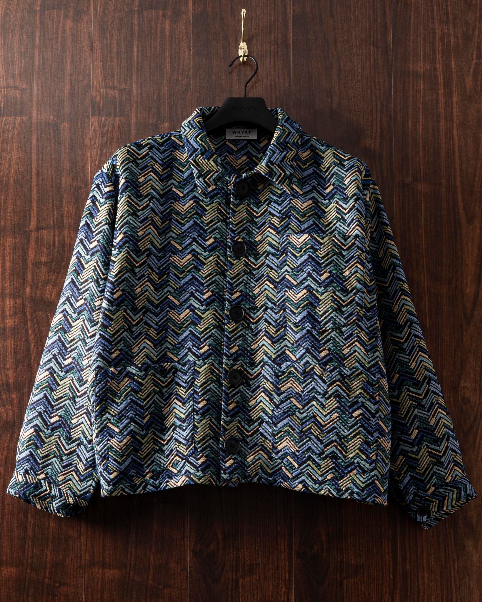 WHYAT Handmade Overshirt - "Ocean"