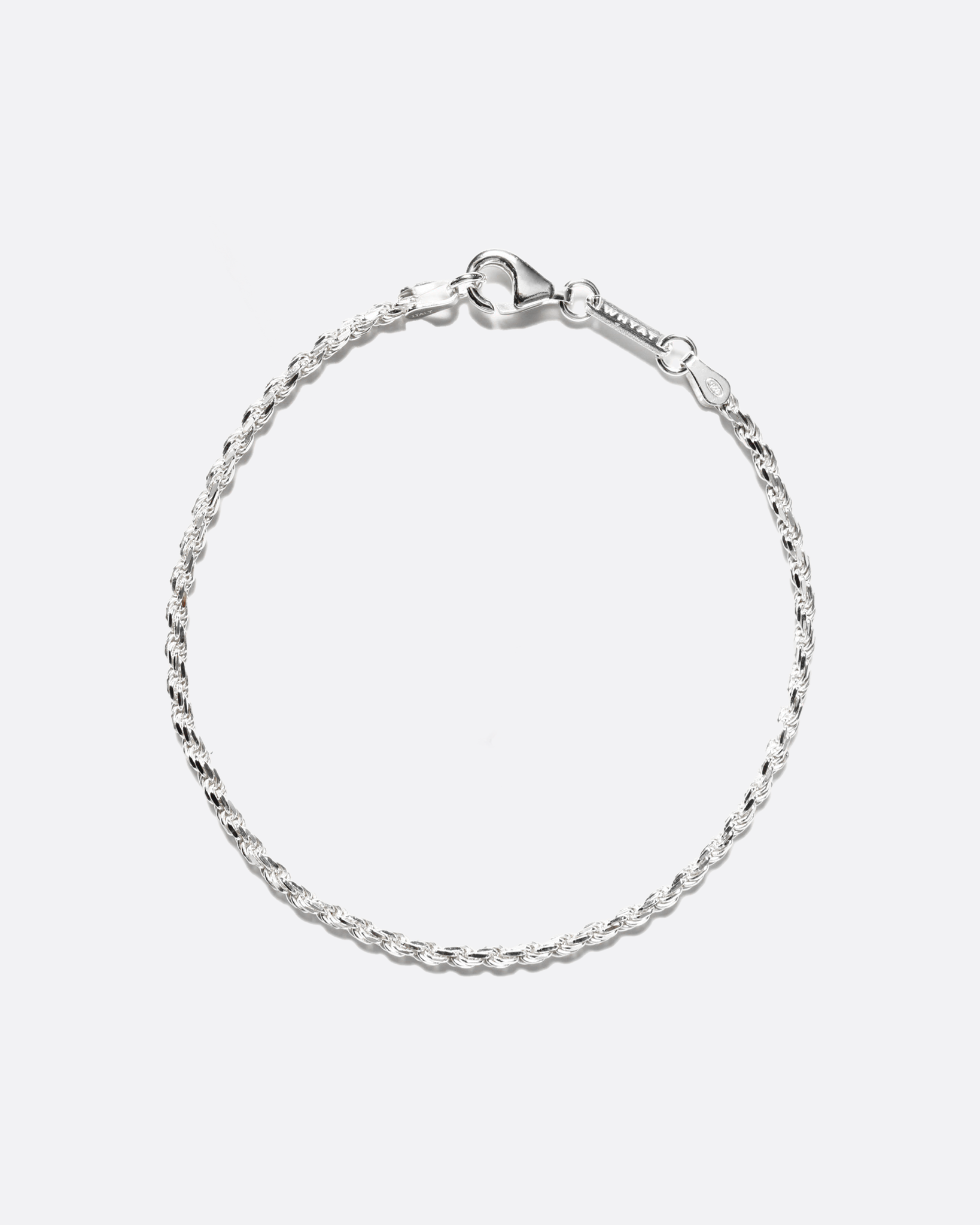  Rope Bracelet in Silver