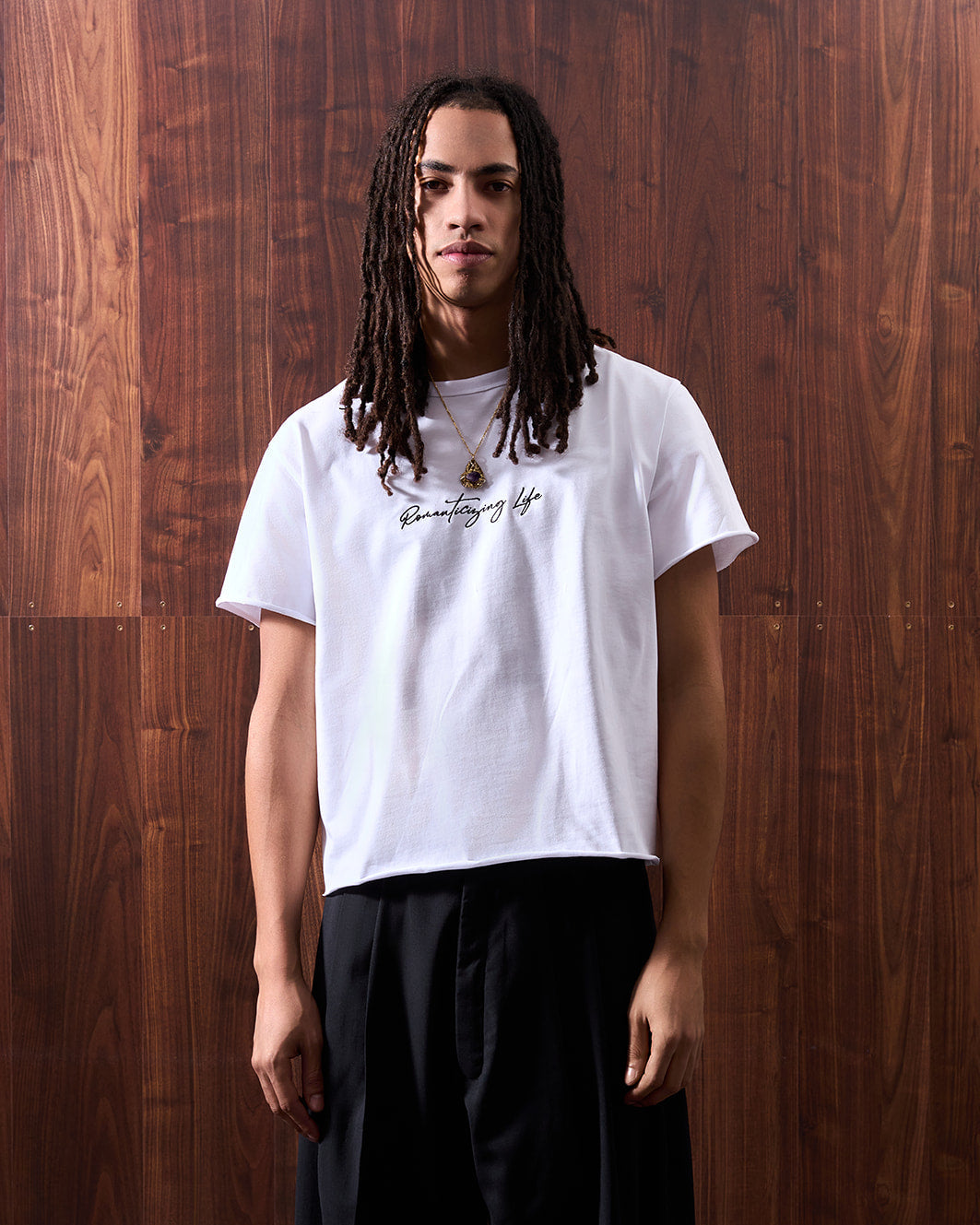 WHYAT Tee - "Romanticizing Life" -white