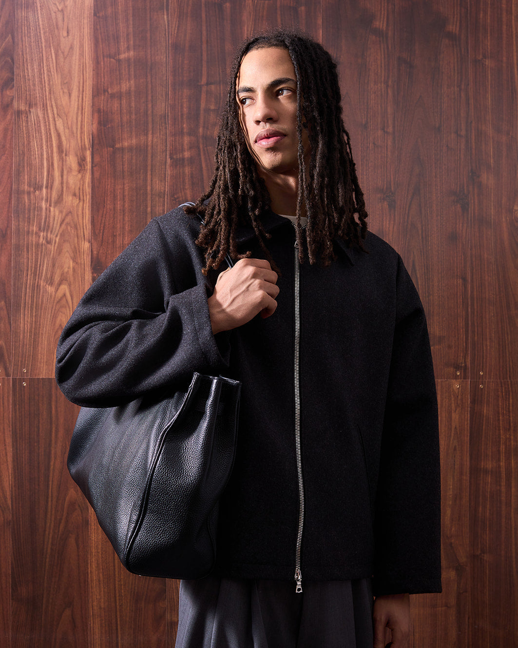 WHYAT Leather Shopper “Roma”