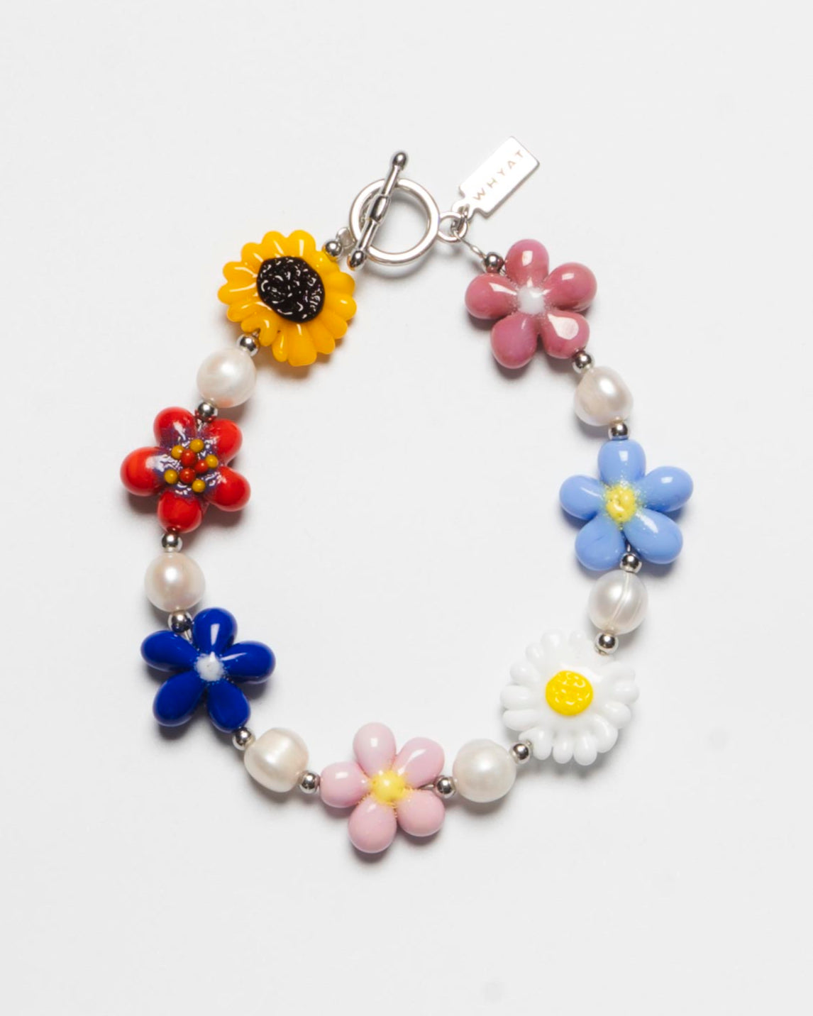 WHYAT Bracelet with flower charms