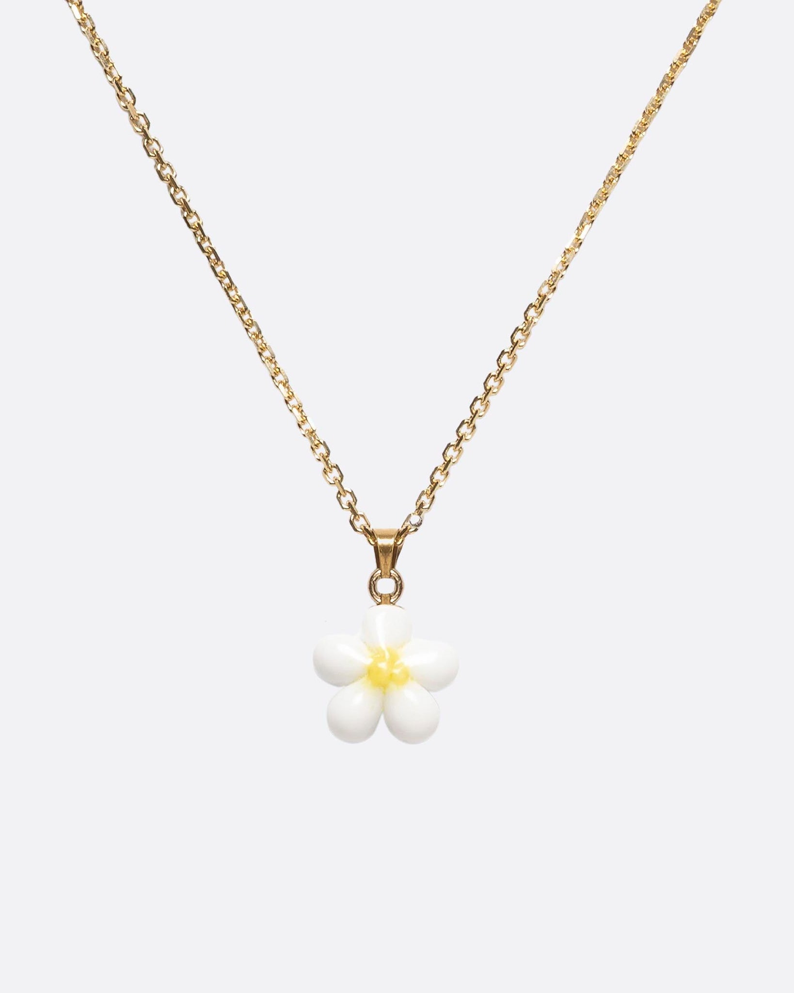 Necklace with Daisy pendant