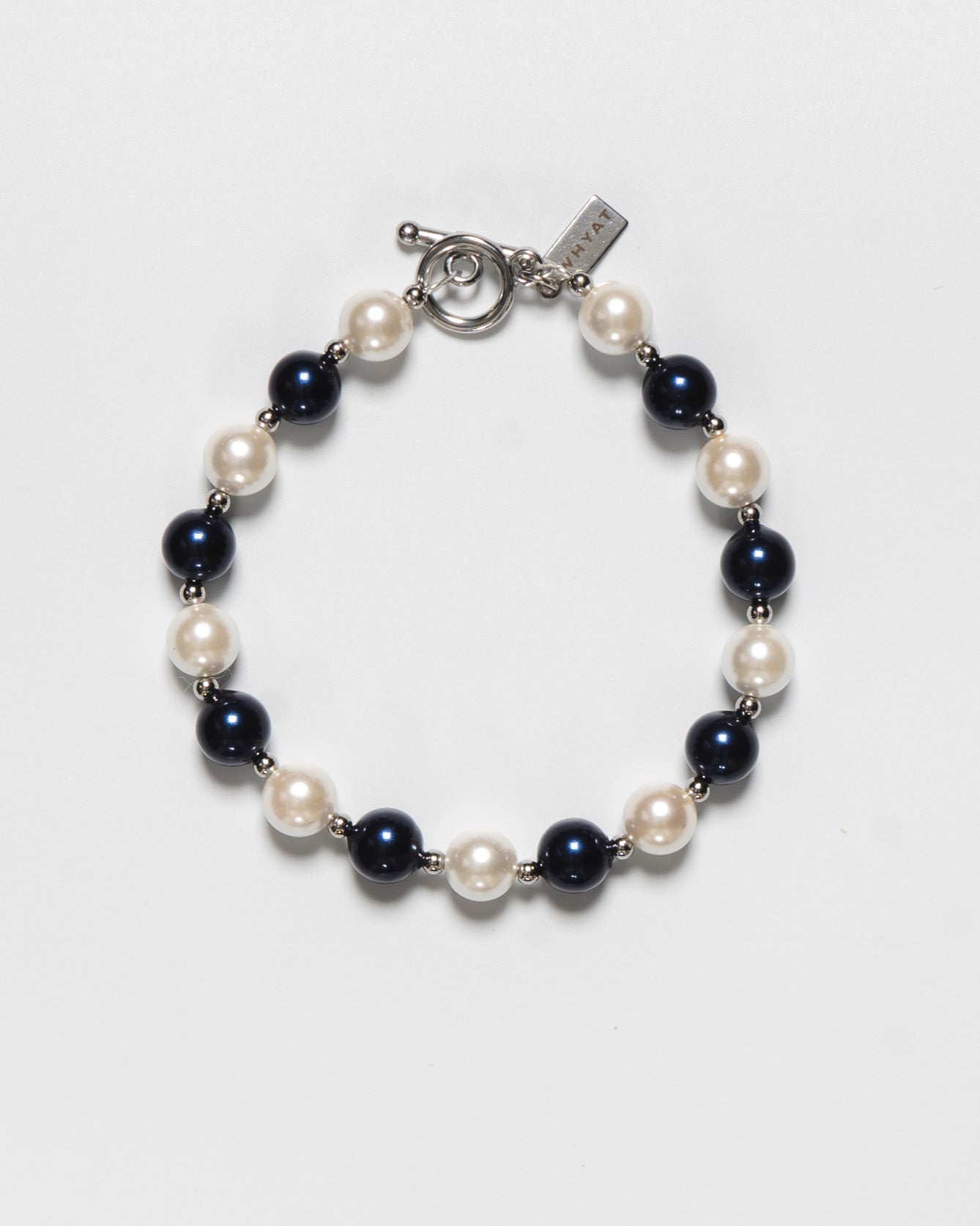 Pearl Bracelet white and blue