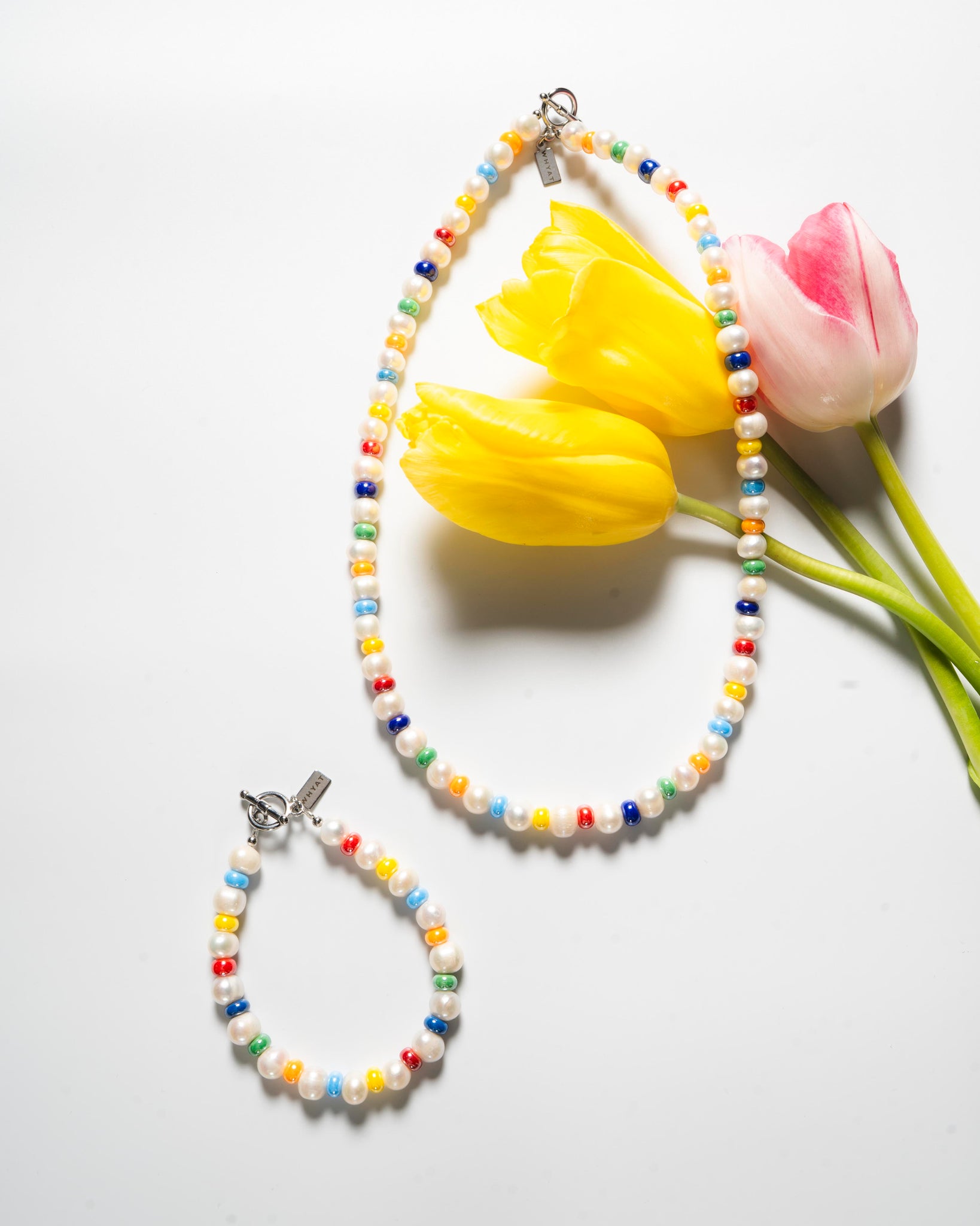 Freshwater Pearl Necklace - Colourful