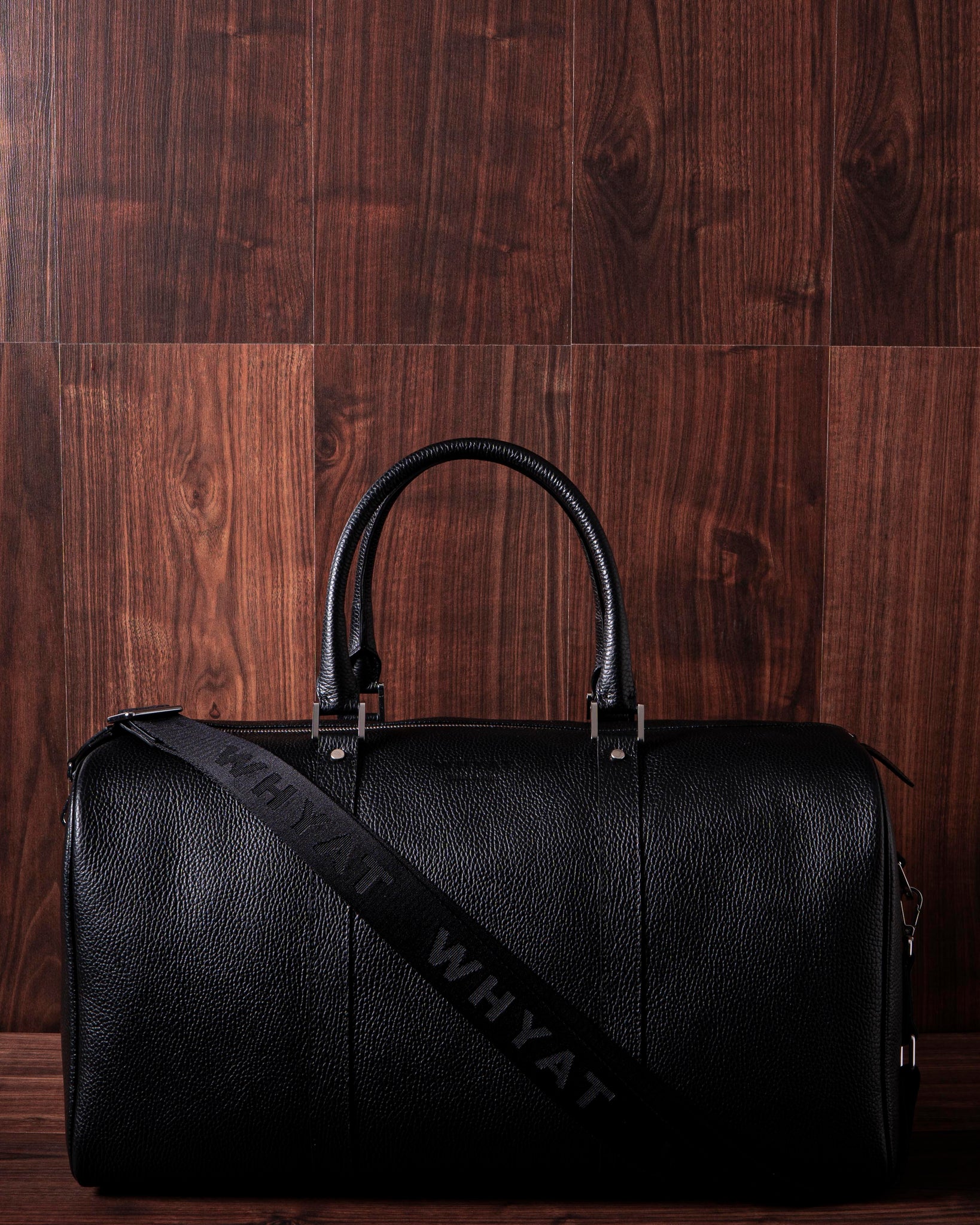 WHYAT Leather Weekender