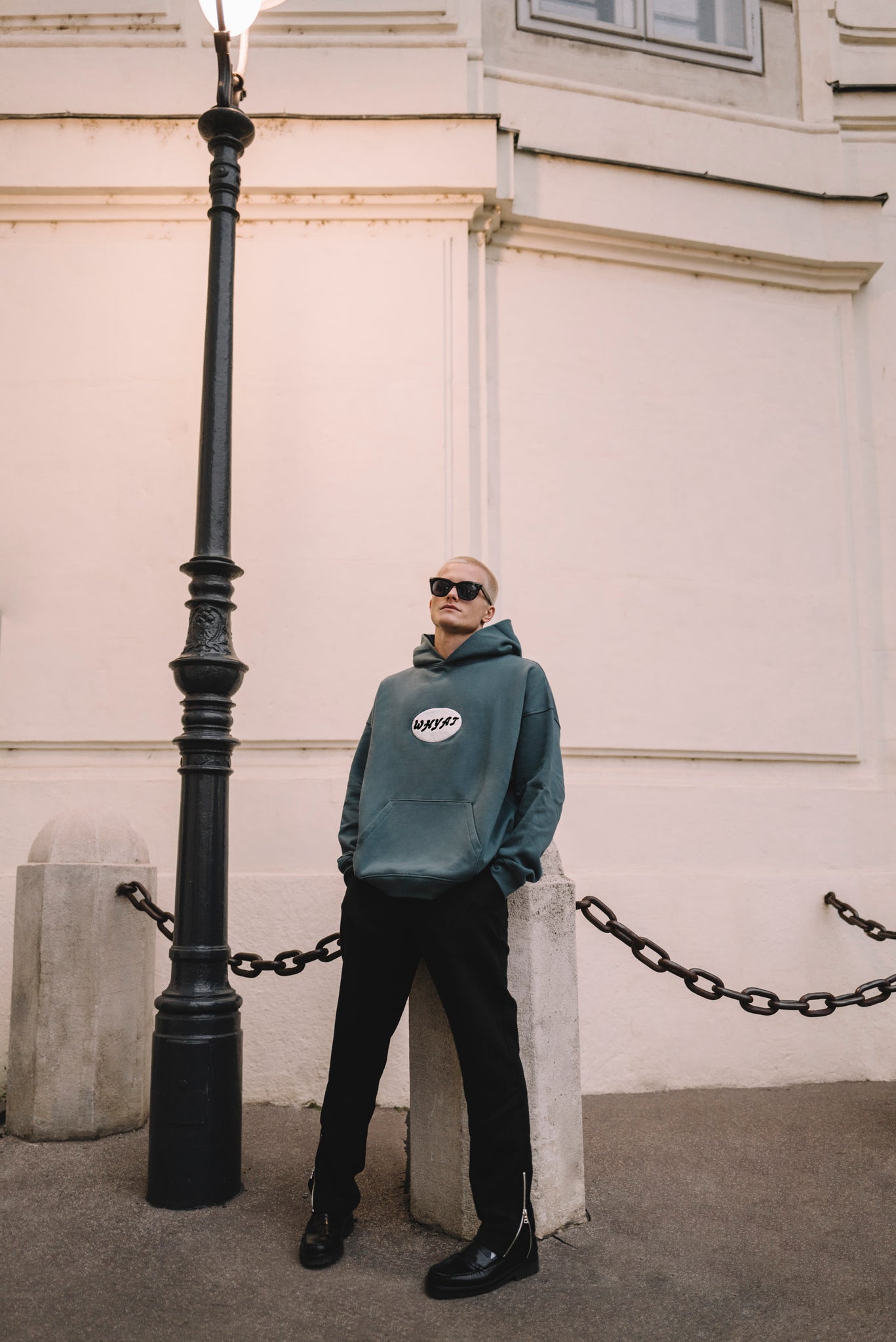 WHYAT Handmade in Austria Hoodie -green